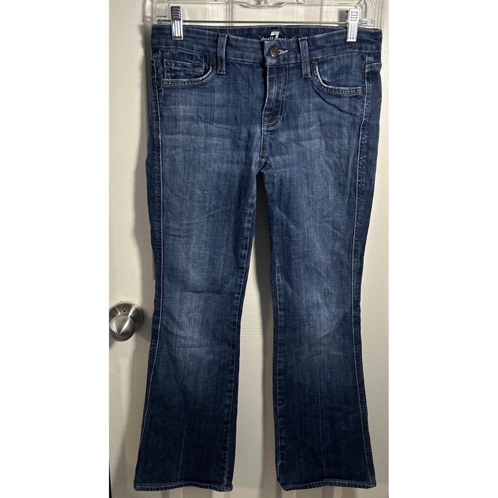 7 Seven For All Mankind Women's Straight Leg‎ Dark Blue Jeans U130CJ380S Sz 26